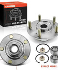 2 Pack Front Wheel Bearing and Hub Kit for Honda Accord Civic Element and Acura ILX TL TSX, Non ABS OE Replacement with 5 Lug Design