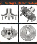 Front Wheel Hub Assembly Pair For Honda Civic 2006 Through 2011 1.3L Or 1.8L L4 Engines Driver Or Passenger Side Hubs