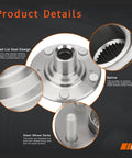 Front Wheel Hub Assembly Pair For Honda Civic 2006 Through 2011 1.3L Or 1.8L L4 Engines Driver Or Passenger Side Hubs details