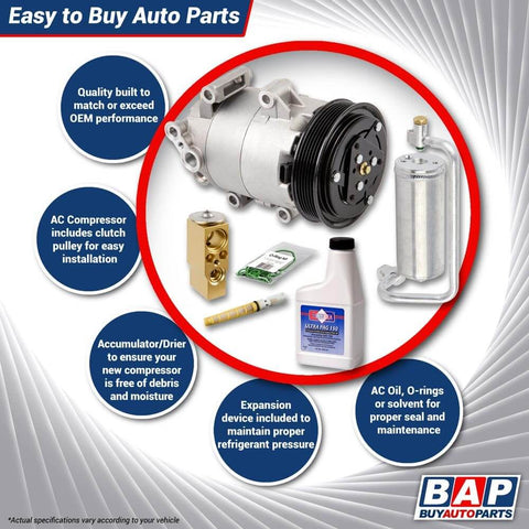 Air Conditioning Compressor And Repair Kit For Honda CRV 2007 2008 2009 2010 2011 Premium ISO TS16949 Quality Guaranteed