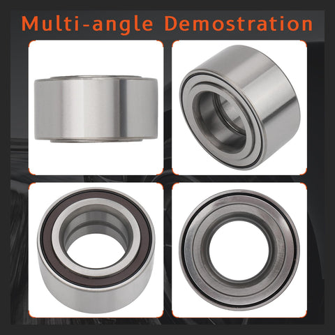 Front Wheel Bearing 1 Piece For Honda Fit 2009 2012 2014 2020 And Honda CR-Z 2011 2016 Driver And Passenger Side SubModels Only Durable Bearing With Kyodo AF-I Grease Long Lasting Performance Ready To Roll in multi-angle view.