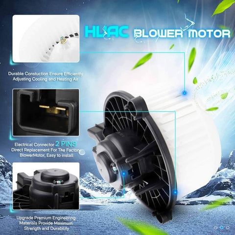 Front HVAC Blower Motor Fan For Honda Fit 2009 2010 2011 2012 2013 2014 Replaces 700247 79310 TF0 G01 615 50209, product view