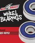 Front Wheel Bearing Kit For Honda Motorcycles 25-1072 Replacement, showing bearings and All Balls brand logo.
