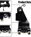 Odyssey Right Sliding Door Roller Assembly For 2005 2006 2007 2008 2009 2010 Models Including EX L Touring Passenger Side Power Center Roller Hinge Replacement 924 129 72521 SHJ A21 shown in detail with steel components and rollers
