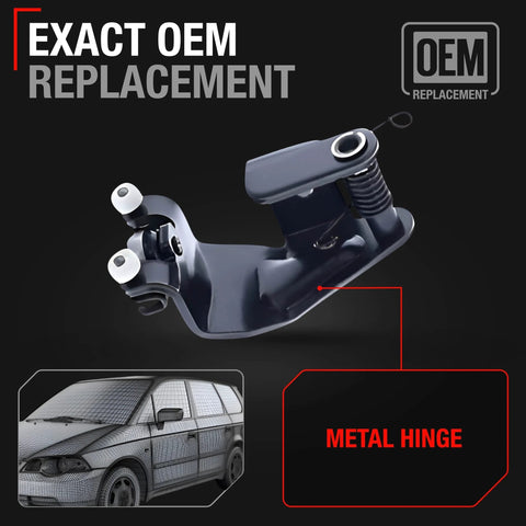 Sliding Door Roller Assembly Set With Upgraded Metal Construction for Driver and Passenger Sides Replacement for 2005 2010 Honda Odyssey