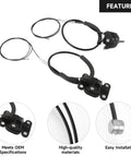 Power Sliding Door Cable Kit For Honda Odyssey 2005 2010 3.5L V6 Gas Ex Ex-L LX Touring Replace Part 72010-SHJ-A21