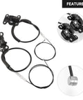 Power Sliding Door Cable Kit For Honda Odyssey 2005 2010 3.5L V6 Gas Ex Ex-L LX Touring Replace Part 72010-SHJ-A21
