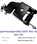 Odyssey Right Sliding Door Roller Assembly For 2005 2006 2007 2008 2009 2010 Models Including EX L Touring Passenger Side Power Center Roller Hinge Replacement 924 129 72521 SHJ A21 Delivers Smooth Operation Quiet Performance Easy Install front view showing hinge and rollers