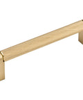 Bar Pulls M2602 5-1/16 Inch Center To Center Handle Cabinet Pull in honey bronze with steel construction, front view.