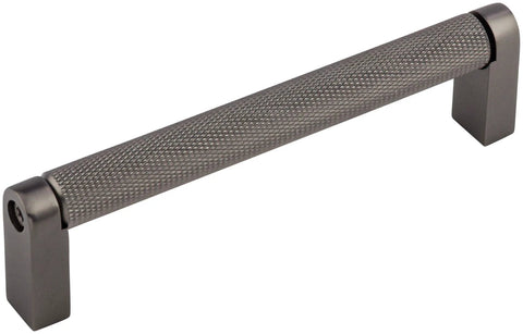 Bar Pulls M2602 5-1/16 Inch Center To Center Handle Cabinet Pull In Honey Bronze Finish shown in a side view angle