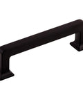 Top Knobs TK703HB Ascendra Three And Three Quarters Inch Center To Center Cabinet Pull Honey Bronze shown from side view