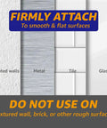 Surfaces suitable for Heavy Duty Adhesive Hook And Loop Tape Strips 16 Sets 1 By 3 Inch Double Sided Fasteners
