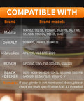 Compatibility chart for 5 Inch Hook And Loop Pad For Angle Grinder With 50 Discs And 5 8 11 Threads, listing compatible brands and models.