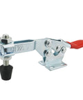 Two Pack Toggle Clamp Kit With 500 Lbs Holding Capacity, 225D Quick Release Horizontal Clamps With Antislip Rubber Tips.