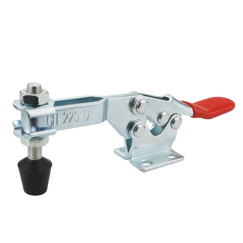 Two Pack Toggle Clamp Kit With 500 Lbs Holding Capacity, 225D Quick Release Horizontal Clamps With Antislip Rubber Tips.