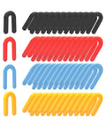 400 Pcs Horseshoe Shims Set For Tile Leveling U Shaped Spacers In Four Colors Blue One Sixteenth Inch Red One Eighth Inch