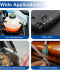 Wide applications of Sixty Piece Spring Band Hose Clamp Set With 12mm Inner Diameter for car, motorcycle, and pipe maintenance.