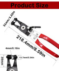 Hose Clamp Pliers Repair Tool Swivel Flat Band For Removal And Installation Of Ring Type Or Flat Band Hose Clamp LCS-C-0038