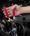 Hose Clamp Pliers Repair Tool Swivel Flat Band For Removal And Installation Of Ring Type Or Flat Band Hose Clamp LCS-C-0038 in use