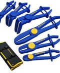 6 Piece Hose Clamp Pliers Set With Straight And 90 Degree Angled Jaws For Radiator And Fuel Lines Brake Coolant Hoses