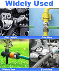 Fifty Pieces Stainless Steel 304 Single Ear Hose Clamps used in automotive, gas, water, fuel line applications.