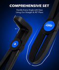 Close-up of 90-degree pliers from 6 Piece Hose Pinch Off Pliers Set For Flexible Hoses Brake Fuel And Coolant Maintenance