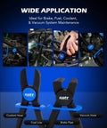 6 Piece Hose Pinch Off Pliers Set For Flexible Hoses Brake Fuel And Coolant Maintenance with straight and 90 degree pliers