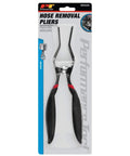 Hose Removal Pliers For Fuel, Vacuum And Heater Hoses, 5/32 To 1/2 Inch Capacity in packaging, cushion grip handles visible