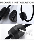 Universal Hose Weight Ball Replacement for Kitchen Pull Down Faucets, screw type gravity ball installation details and close-up
