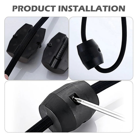 Universal Hose Weight Ball Replacement for Kitchen Pull Down Faucets, screw type gravity ball installation details and close-up