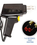 Hot Staples Welding Wire Kit For Plastic Repairs with heating gun and tungsten steel staples detail