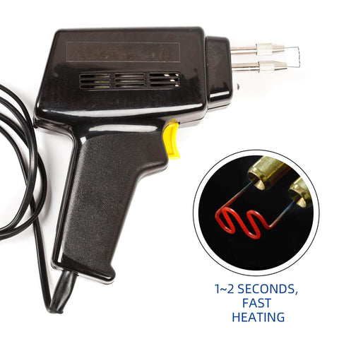 Hot Staples Welding Wire Kit For Plastic Repairs with heating gun and tungsten steel staples detail