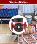 Hot Water Recirculation Pump For Home Use 115V With 3 Speed Control For Solar Water Heaters And Boilers NPT 1 Inch Flanges