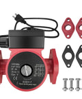 Hot Water Recirculation Pump For Home Use 115V With 3 Speed Control For Solar Water Heaters And Boilers NPT 1 Inch Flanges