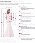 Guide on how to measure for Elegant A Line Bridal Dress With Gold Applique Sleeveless Cape for accurate sizing.
