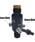HPA Regulator Valve For Paintball And Airsoft Gear PCP CO2 Nitrogen Tanks 4500psi Inlet With 800psi 1800psi 2200psi Outputs