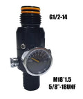 HPA Regulator Valve For Paintball And Airsoft Gear PCP CO2 Nitrogen Tanks 4500psi Inlet With 800psi 1800psi 2200psi Outputs