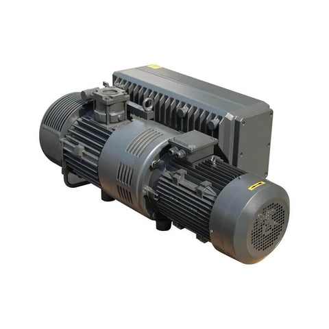HPDMC 175CFM 10HP 220V/60Hz/3PH Single Stage Oil Sealed Rotary Vane Vacuum Pump NPT 2, side view
