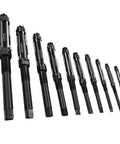 Adjustable Hand Reamer Set, 9 Piece High Speed Steel Reamers Ranging From 15/32 Inch To 1-3/16 Inch, Straight Flute, A Handy Pro Grade Kit For Drilling Machines And Other Gear Findmall