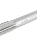 Side view of Seven Eighth Inch HSS Chucking Reamer With Straight Shank And Straight Flute Length Two And Five Eighths Inch Overall Length Ten Inches Right Hand Cut Eight Flutes M2 High Speed Steel Model 50150245