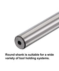 Close-up of a round shank from the Chucking Reamer Set for Lathe Machine 2mm 3mm 4mm 5mm 6mm 7mm 8mm 9mm 10mm High Speed Steel HSS.