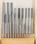 HSS Chucking Reamer Set 1 To 13 Mm By Half Millimeter In A Fitted Case 25 Piece Straight Shank Straight Flute Right Hand Cut