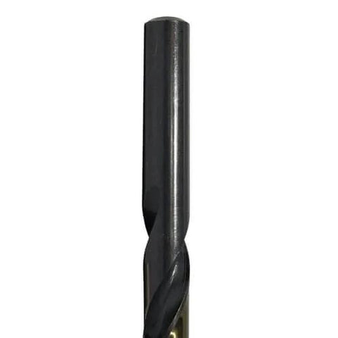Close-up of KFD Series High Speed Steel Drill Bits Split Point One Eighth Inch Pack Of 12 for general purpose drilling.