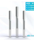 Versatile HSS H7 Machine Reamer Workhorse For Precision Reaming In Metalworking 4.1mm 4.2mm 4.3mm 4.4mm With Straight Shank Chucking Design Pro Grade High Speed Steel Cutter For Clean Accurate Drilling And Long Tool Life