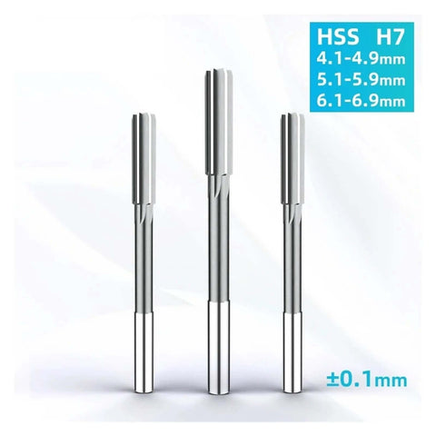 Versatile HSS H7 Machine Reamer Workhorse For Precision Reaming In Metalworking 4.1mm 4.2mm 4.3mm 4.4mm With Straight Shank Chucking Design Pro Grade High Speed Steel Cutter For Clean Accurate Drilling And Long Tool Life