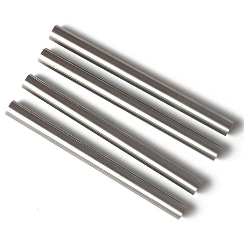 Four High Speed Steel Rods Three Eighths Inch By Seven Point Eight Inches Precision Ground For DIY Metalworking Lathe Milling And Cutting Tools M2 Tool Steel With HRC 60 To 62 Wear Resistant Surprecision shown.