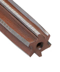 Close-up of Pro Grade Hand Reamer For Metal One Half Inch High Speed Steel H7 With Six Straight Flutes for precision reaming.