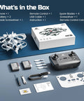 HT15 Dual-Mode RC Drone For Kids Air And Land Mini Toy Helicopter Under 100g with accessories and packaging