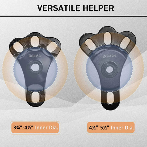 Front Wheel Hub Puller Bearing Removal Tool for 3-3/4 to 4-1/2 Inch IDs, Rear Axle Puller Set for 4-1/2 to 5-1/2 Inch IDs, top view