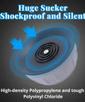 Heavy Duty Anti Vibration Pads For Washing Machines And Dryers, Stabilizer Set To Stop Walking And Shaking, Quiet Vibe Dampeners, Riser Feet Pads, 4 Pack featuring high-density polypropylene construction.